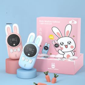 Rabbit Children's Walkie-Talkie Handheld Wireless Call (Option: One pair with battery)